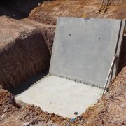 Precast concrete panel collapse