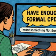 Architect at computer searching for Safety in Design CPD course – Not Boring CPD training